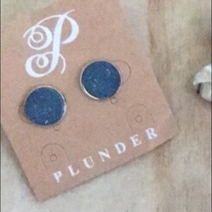 Plunder druzy studs